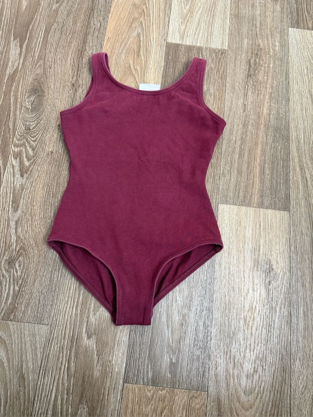 Capezio Girls' Burgundy Tank Dance Bodysuit